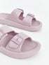 LC Waikiki Buckle Detailed Double Banded Girls' Slippers